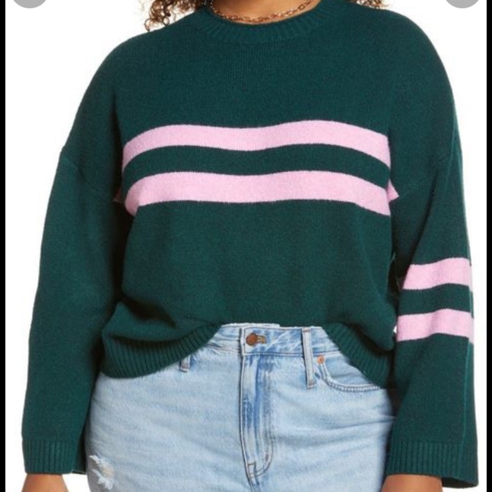 NWOT BP Comfy Striped Sweater